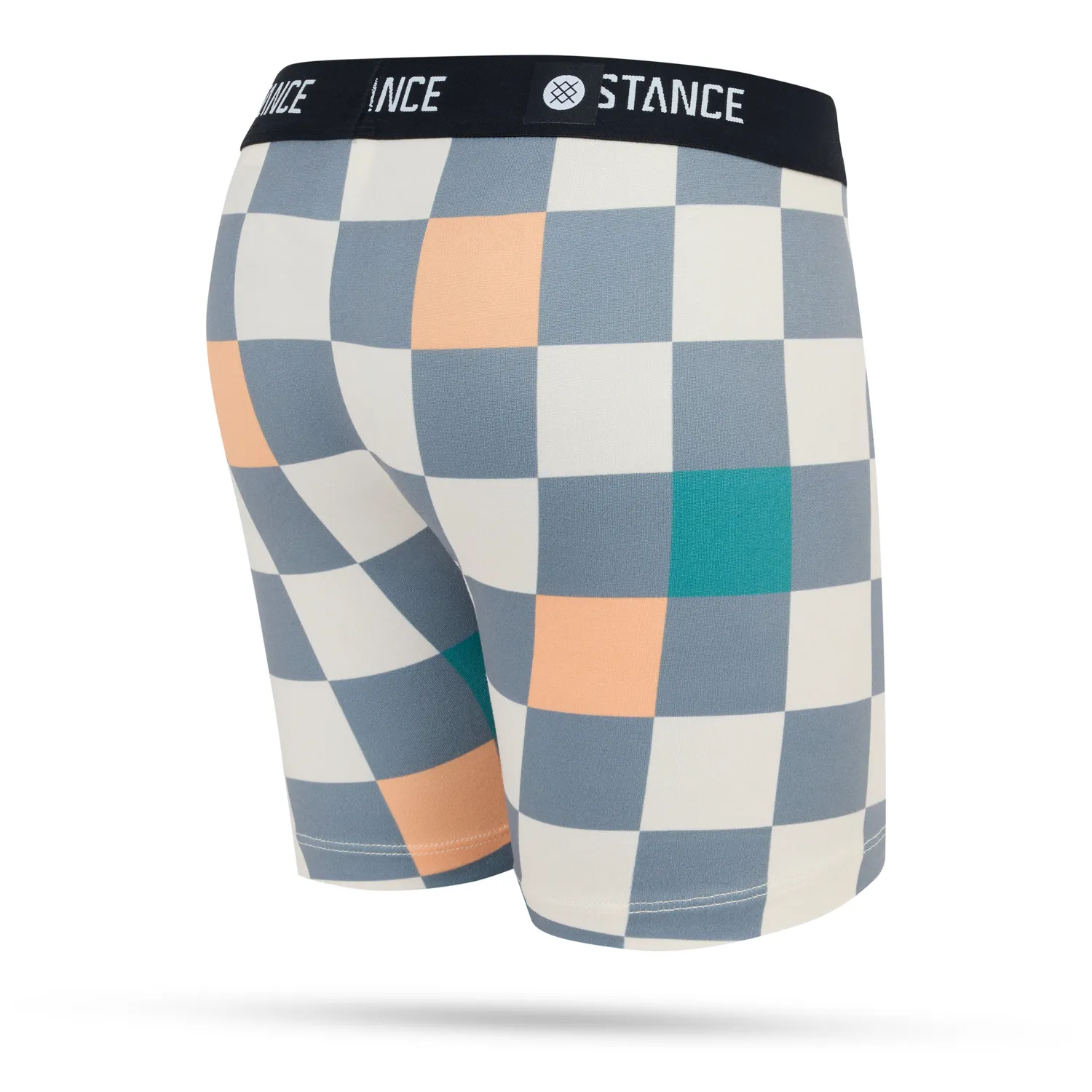 Stance Boys Chef Check boxer Mango poly blend