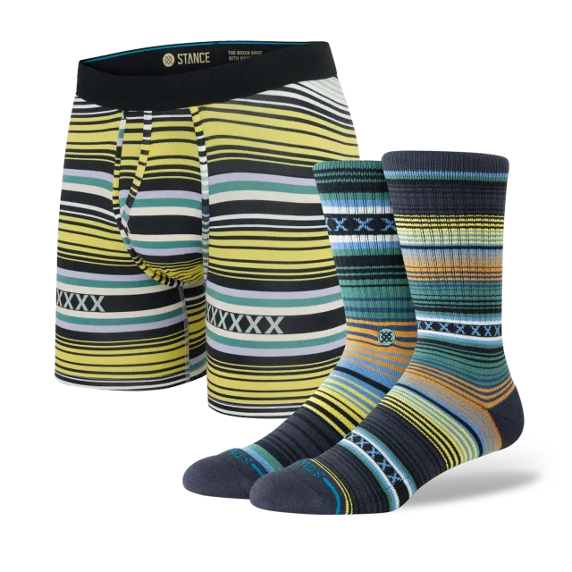 Stance Curren Crew + Wholester 2-pak orange