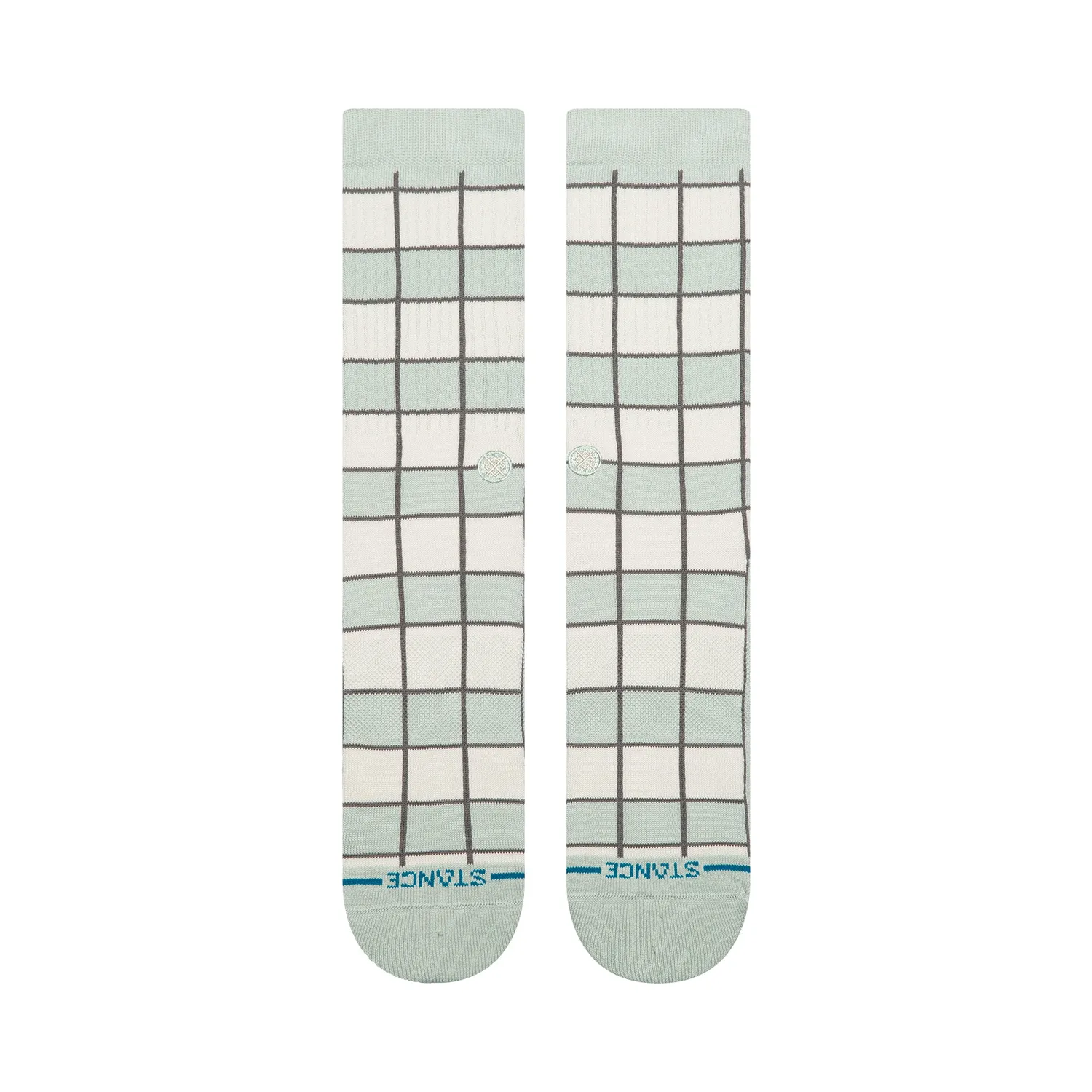 Stance Kitchen Tile crew sokker lyseblå medium støtte