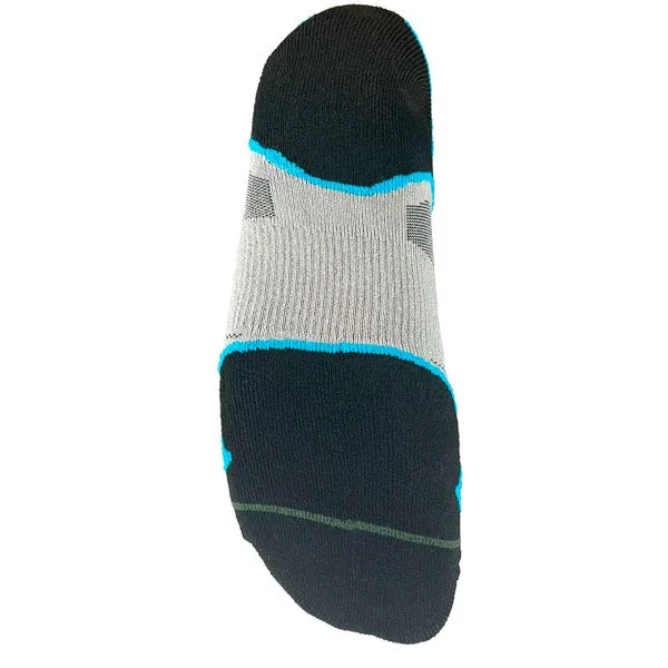 1000 Mile Fusion Socklet Repreve strømper sølv M dobbeltlag