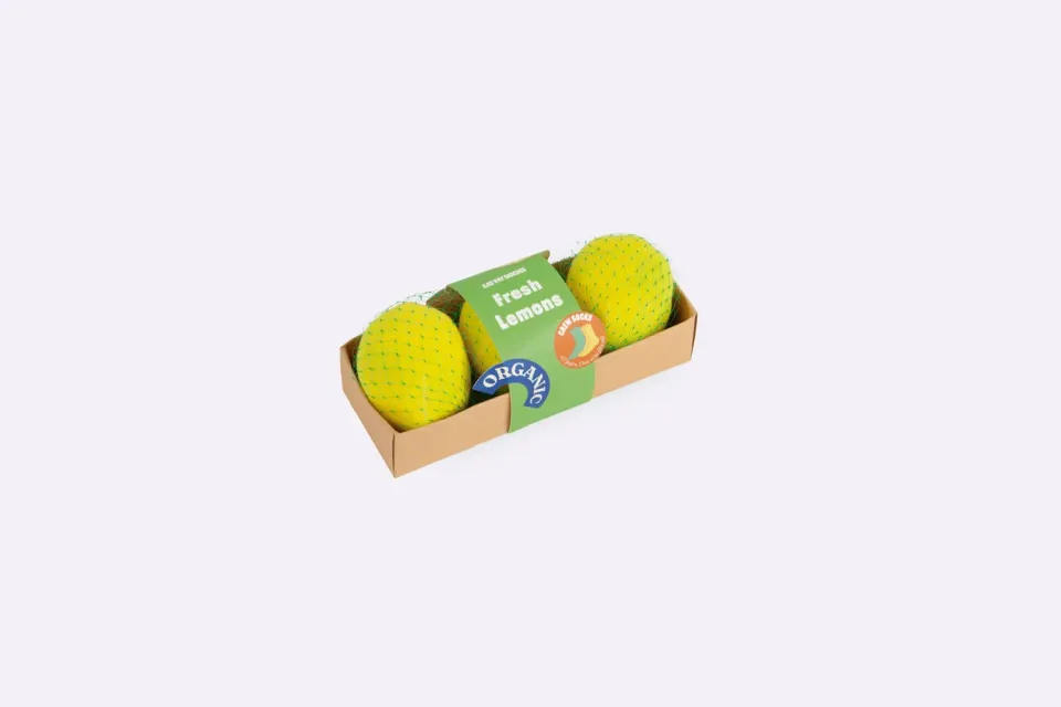 Eat My Socks Fresh Lemons sokker 2 par bomuld