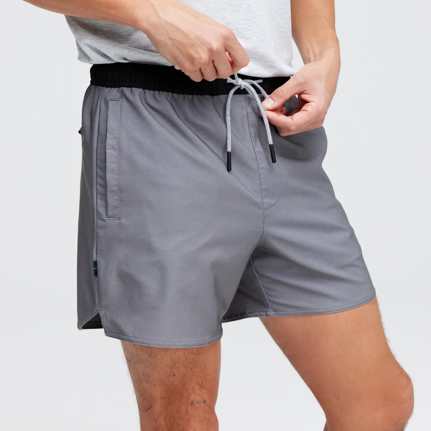 Stance Complex Athletic 5 træningsshorts Charcoal stretch