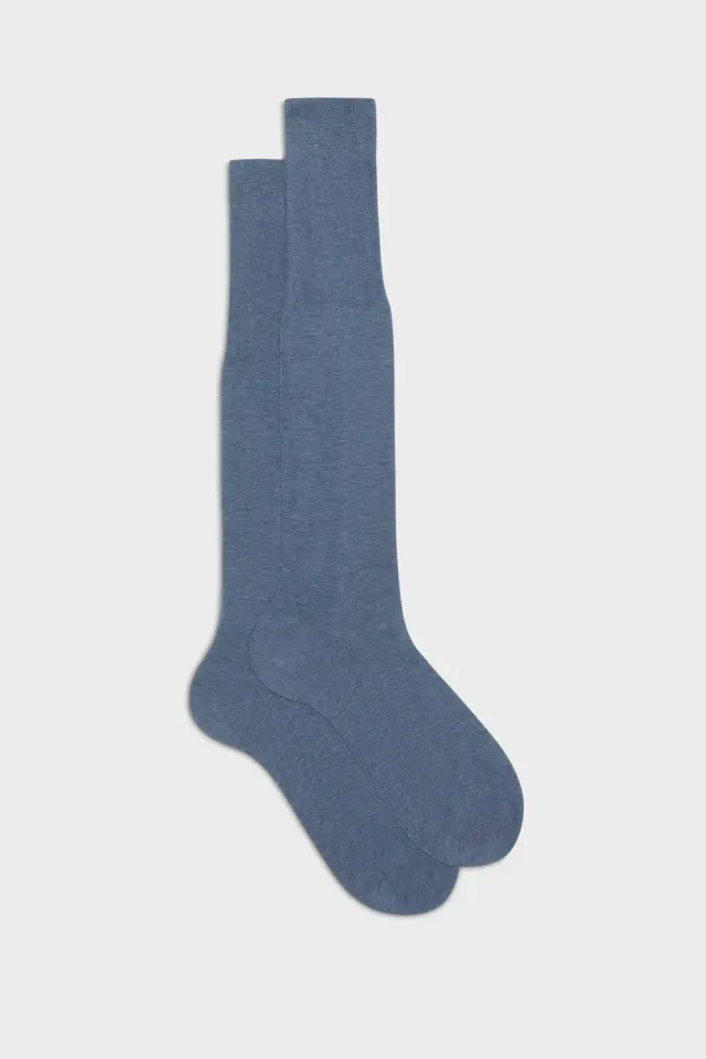 Bresciani Essentials Lorenzo herresokker blue melange