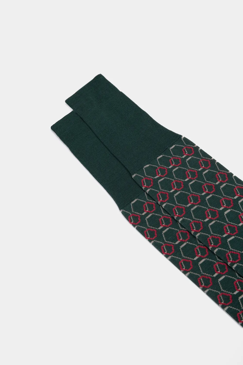 Bresciani Essentials Ivan herresokker grøn bomuld