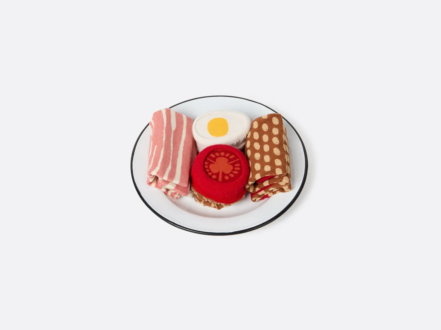 Eat My Socks English Breakfast strømper 2 par sjove