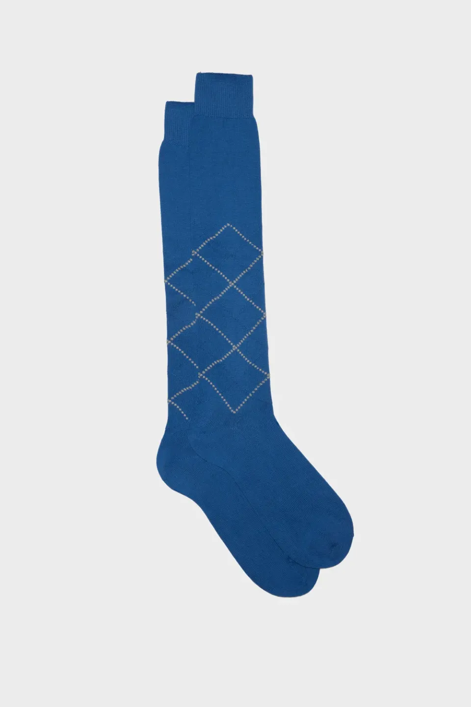 Bresciani Nevio sokker denim pearl bomuld tern