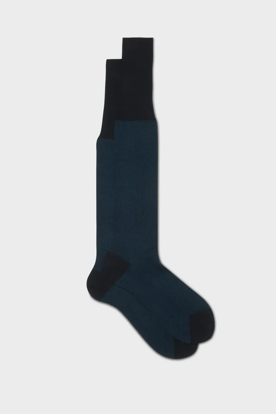 Bresciani Essentials Giulio herresokker navy chevron