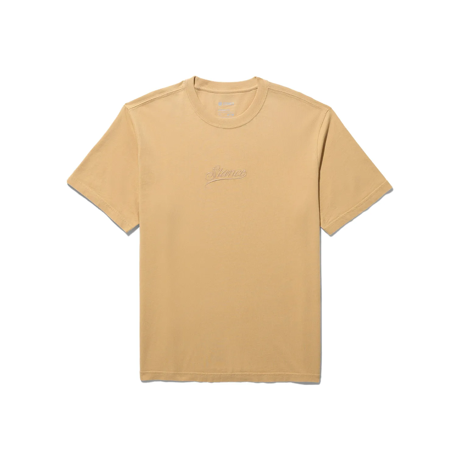 Stance Studio Organic Cotton Tee khaki relaxed