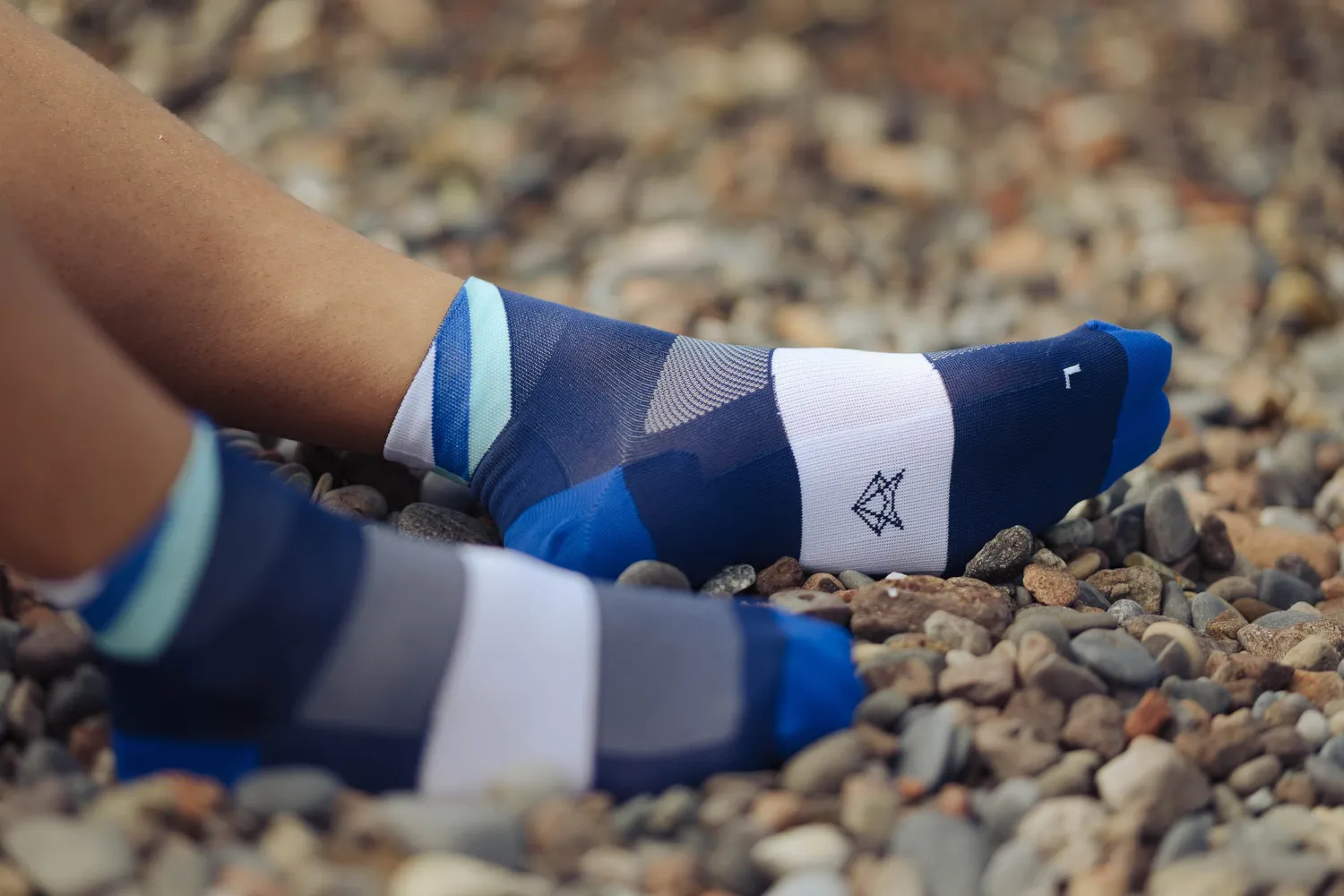 Incylence Ultralight Apex Short løbesokker navy mint ultralette