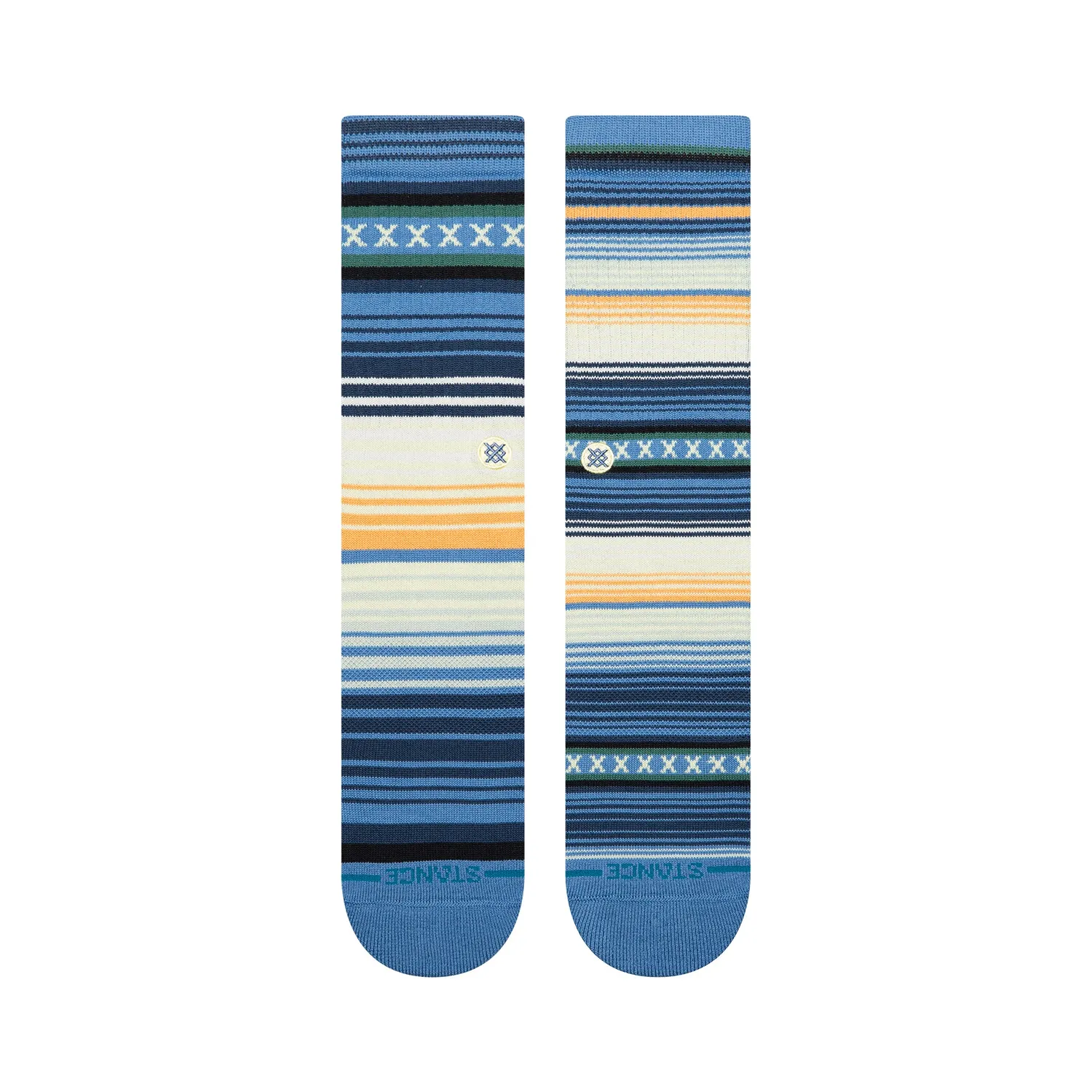 Stance Curren St crew sokker capriblå medium støtte