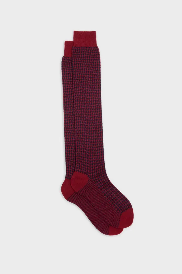 Bresciani Egon sokker blue uld cashmere tern