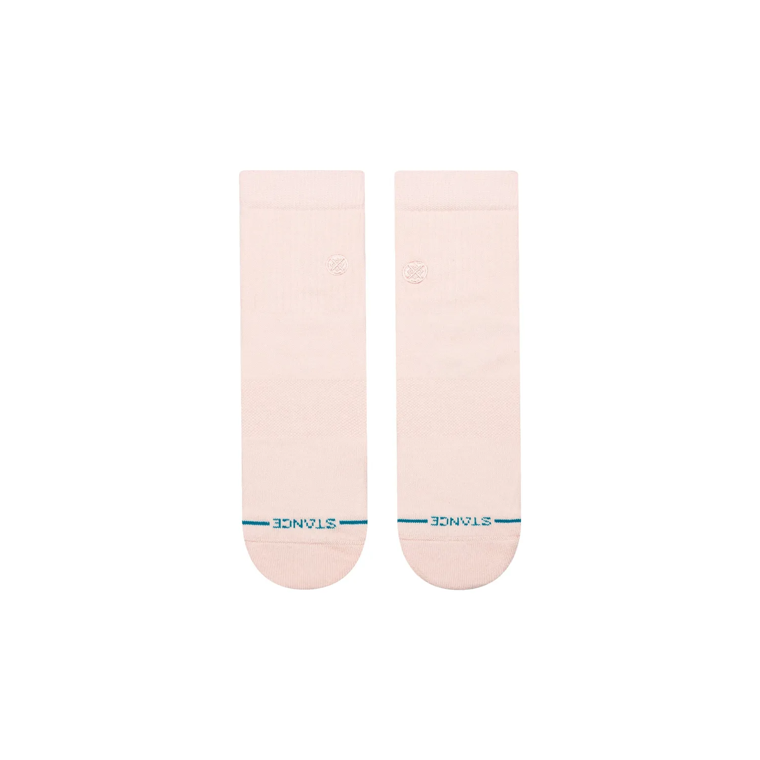 Stance Icon Quarter strømper pink – kort skaft