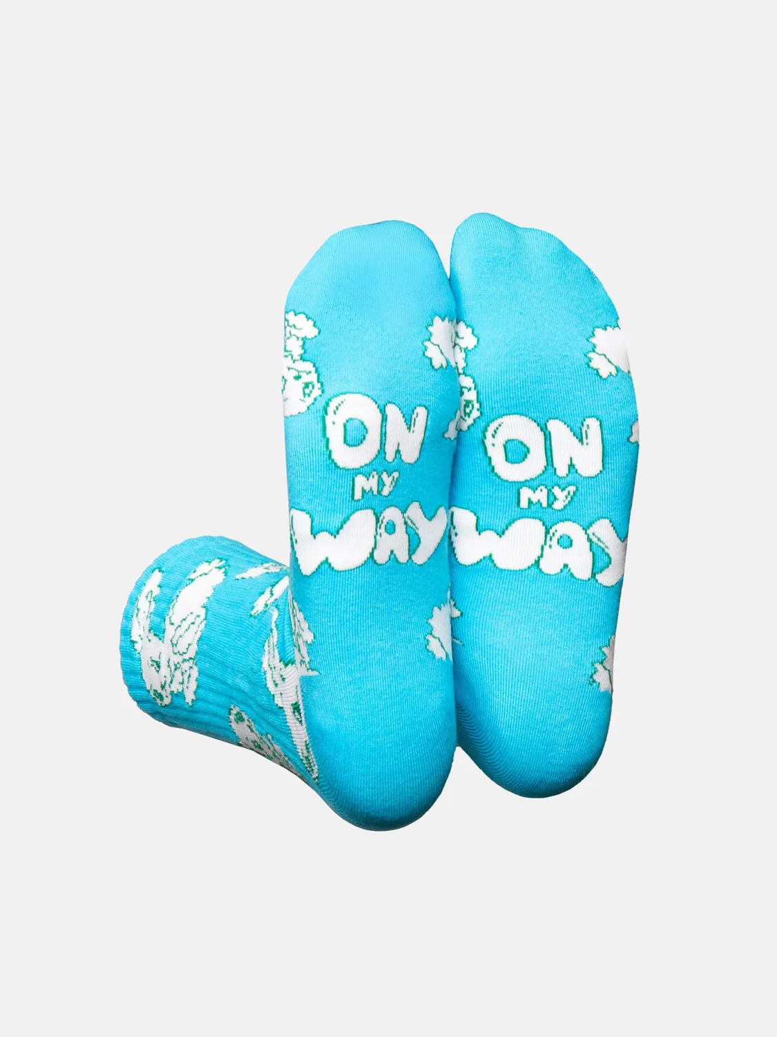 Eat My Socks Late Bunny sokker kanin tekst