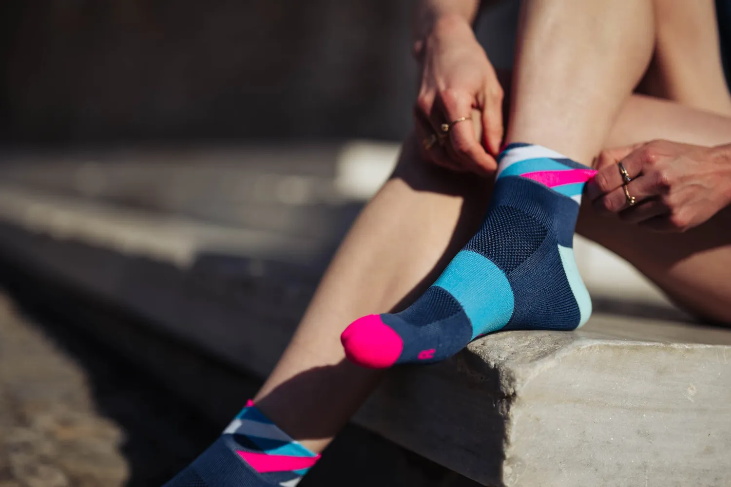 Incylence Running Loops Short løbestrømper zucchero pink åndbare