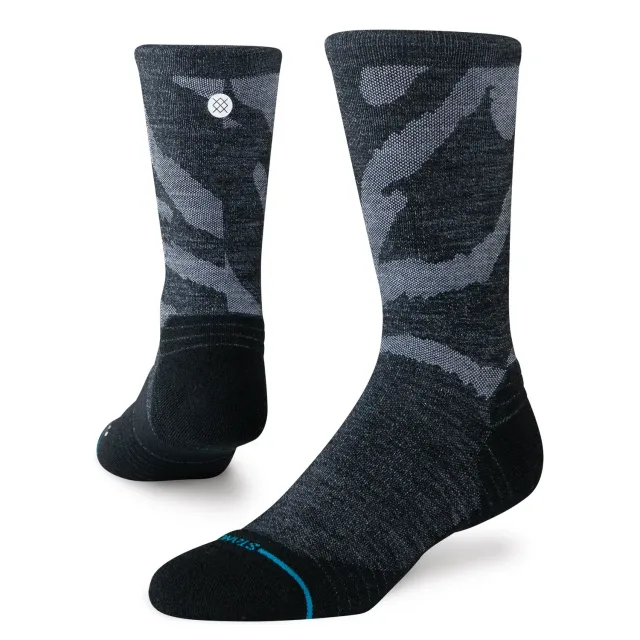 Stance Digi Dash light uld crew strømper sort