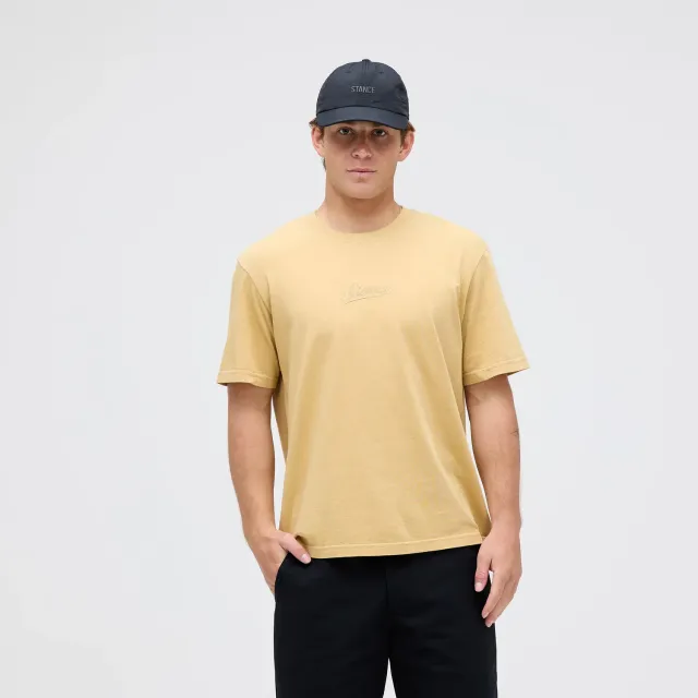 Stance Studio Organic Cotton Tee khaki relaxed