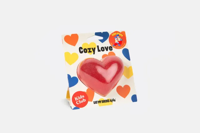 Eat My Socks Cozy Love Kids strømper børn bomuld