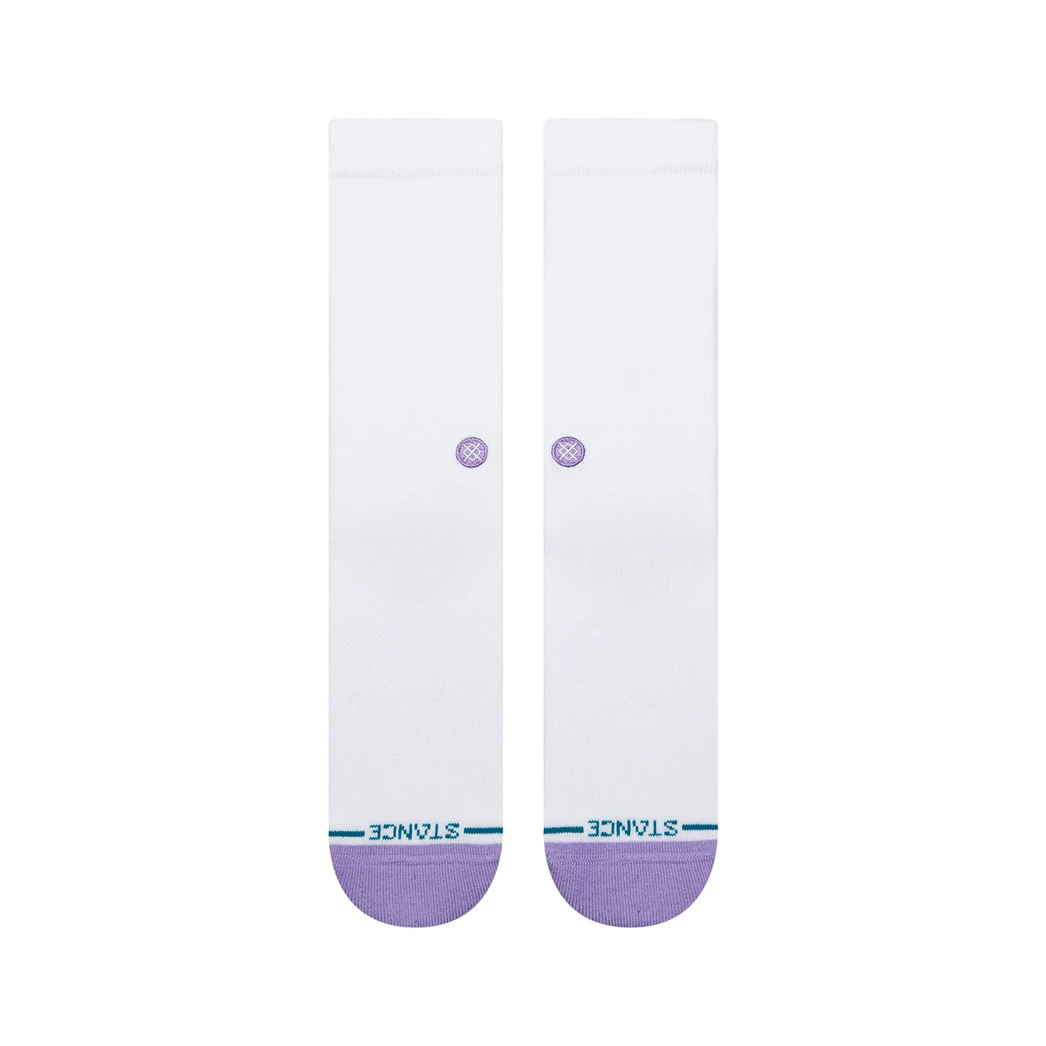 Stance Icon Dot crewsokker lilla medium polstring