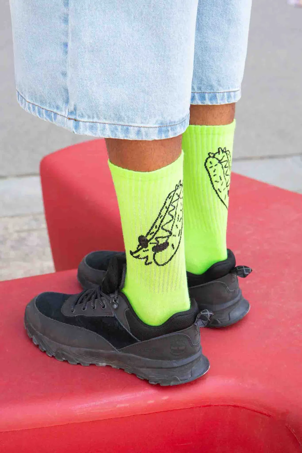 Eat My Socks Easily Distracted sokker grøn