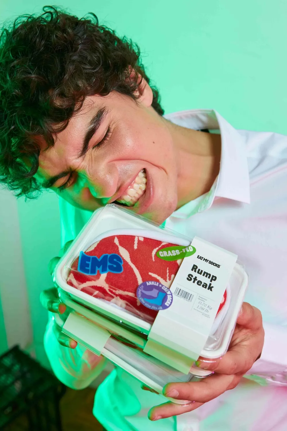 Eat My Socks Rump Steak sokker 2 par sjove
