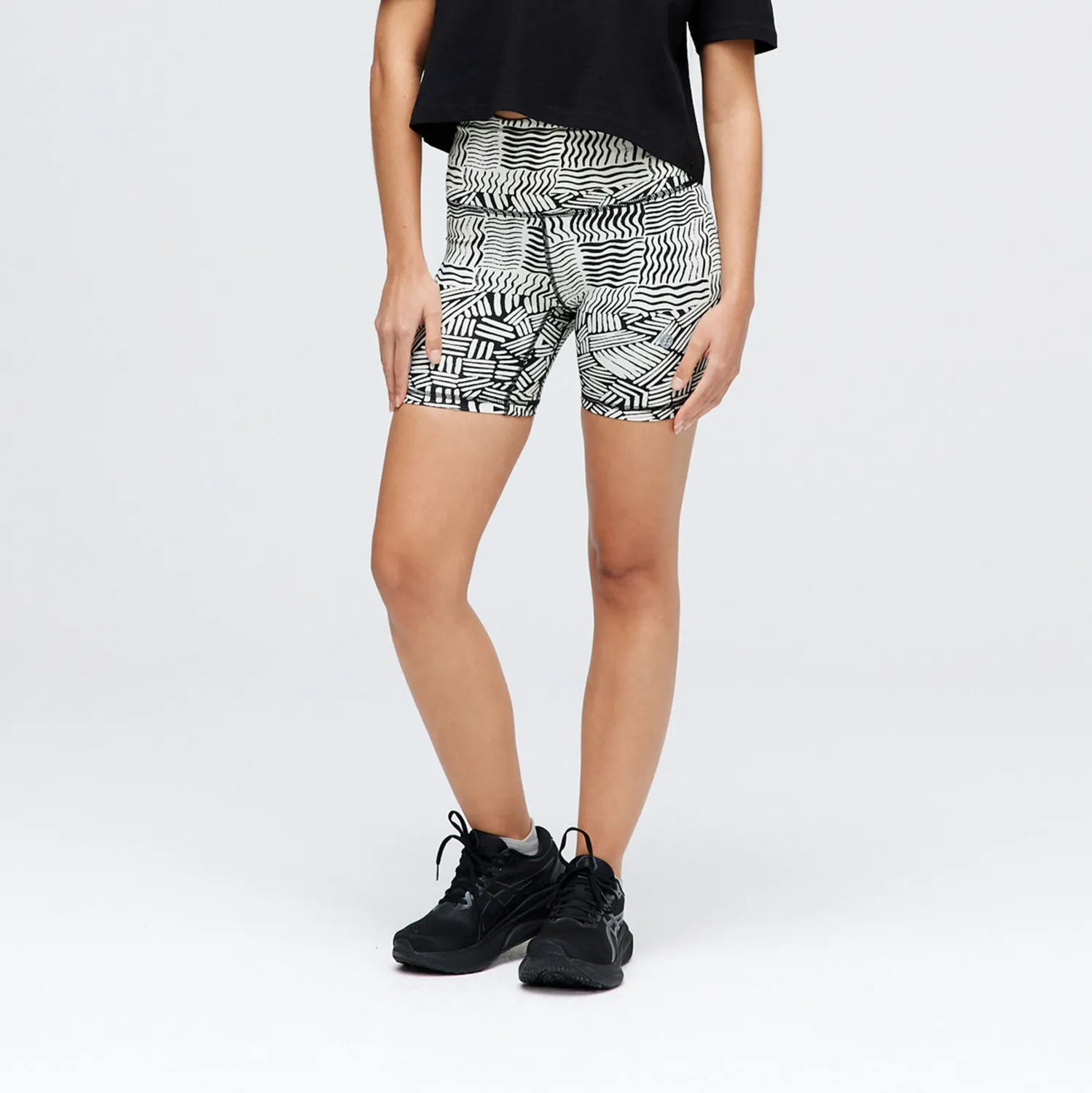 Stance Happenings bike shorts råhvid nylon