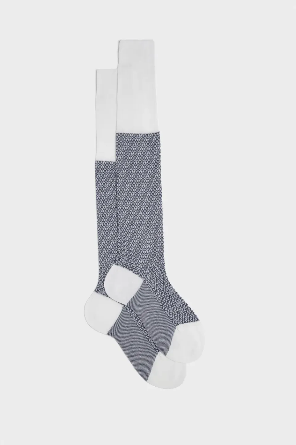 Bresciani Essentials Tiziano herre strømper blå bomuld