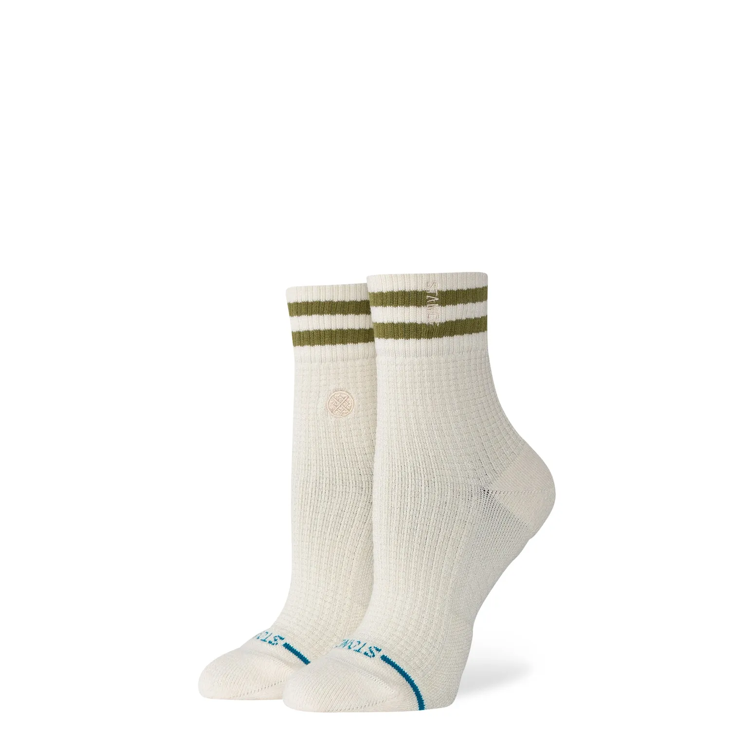 Stance Waffles N Butter quarter sokker ivory bomuld