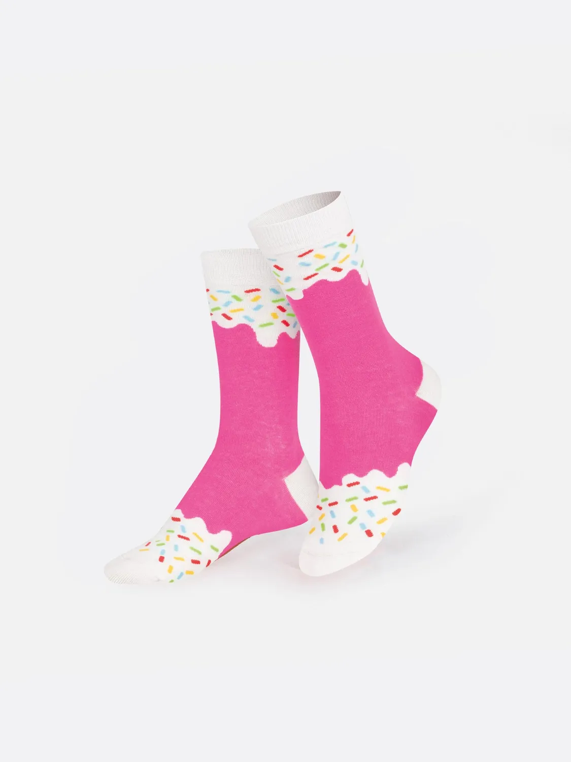 Eat My Socks Frozen Pop Strawberry børnesokker i bomuld