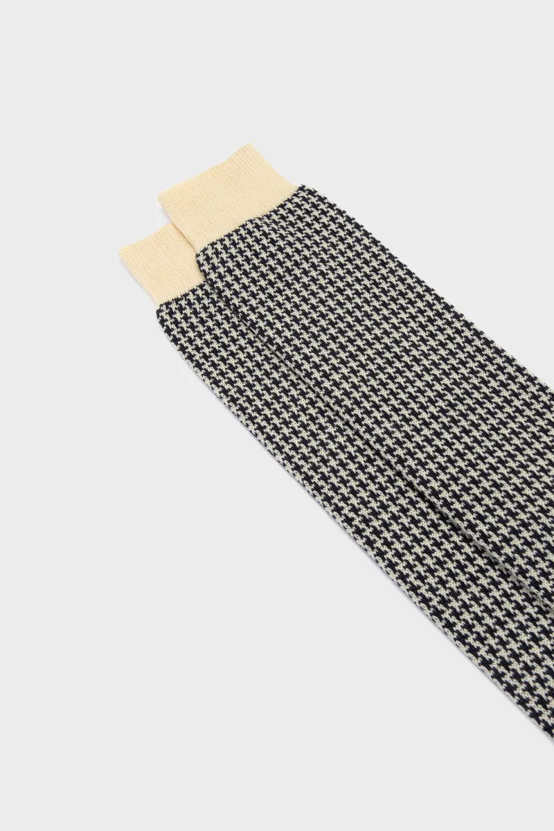 Bresciani Essentials Egon strømper blå uld cashmere