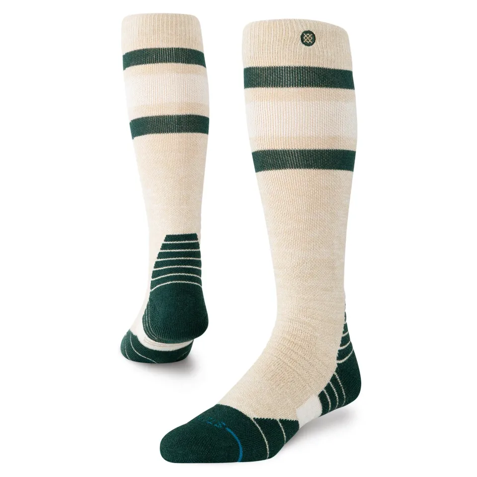Stance Boyd Mid Wool skisokker sand knæhøj