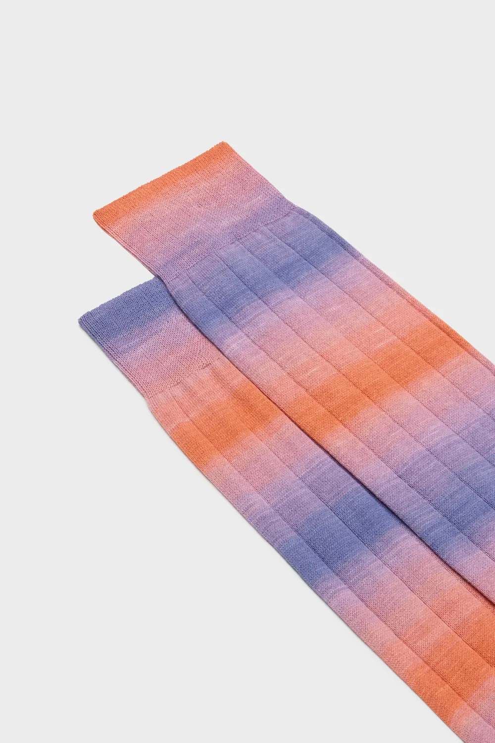 Bresciani Essentials Lux herre strømper orange-pink bomuld