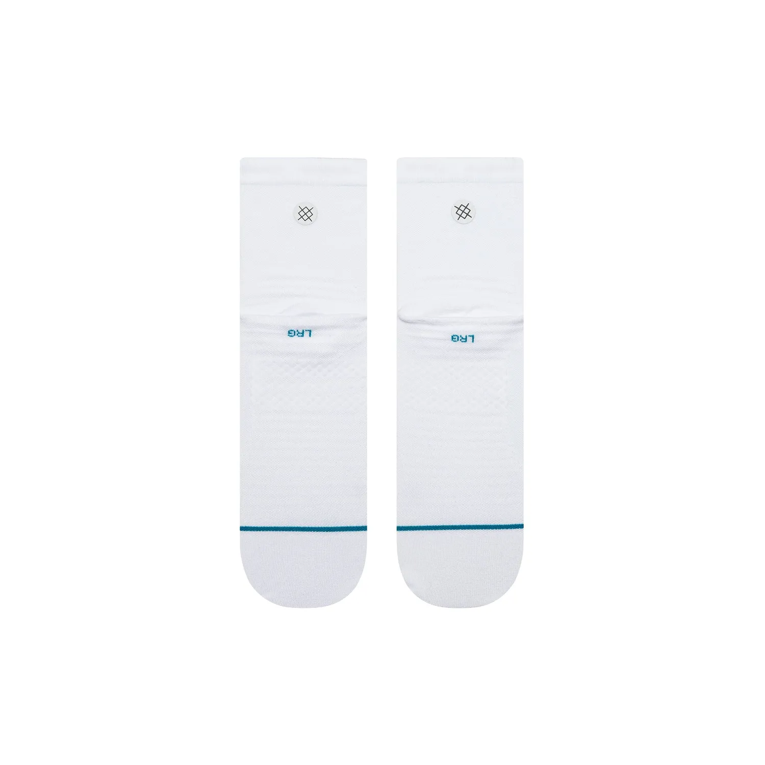 Stance Solid Ultra Light Quarter løbestrømper hvid