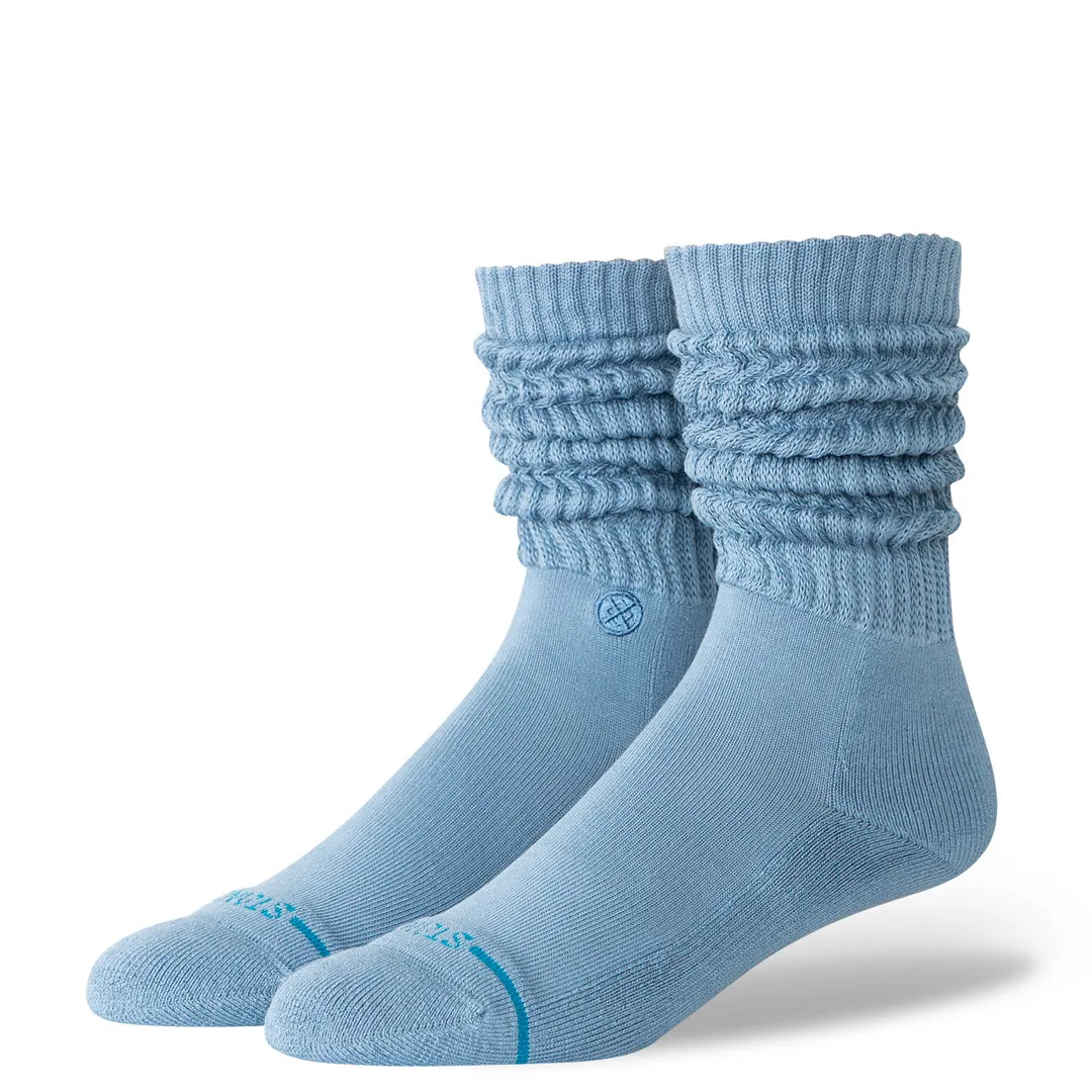 Stance Icon Slouch damestrømper windward blue bomuld