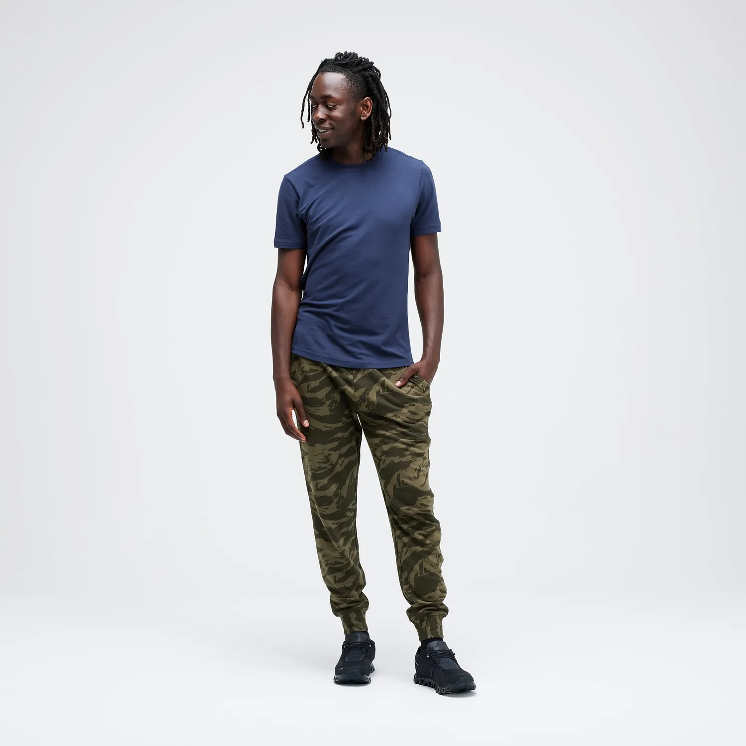 Stance Fragment T-shirt mørkenavy åndbar