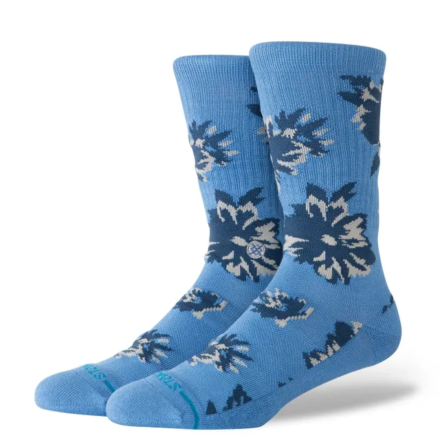 Stance Replica crew strømper blå medium polstring