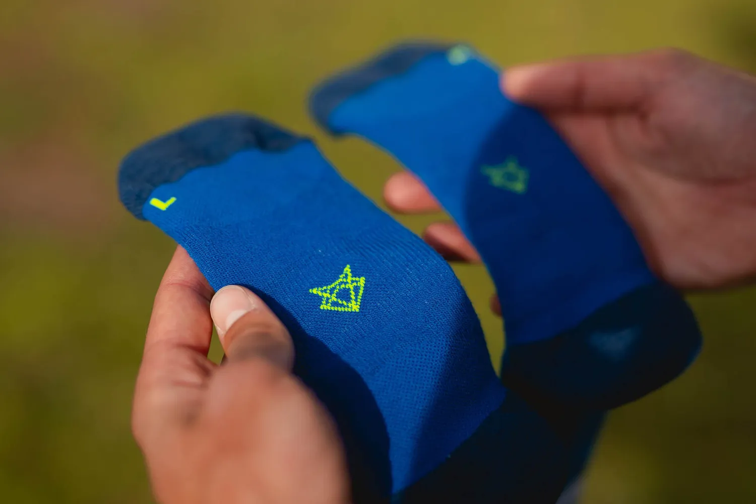 Incylence Merino Strive sokker blue canary merinould