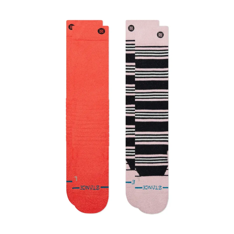 Stance Trailblazer strømper coral 2-pak medium støtte