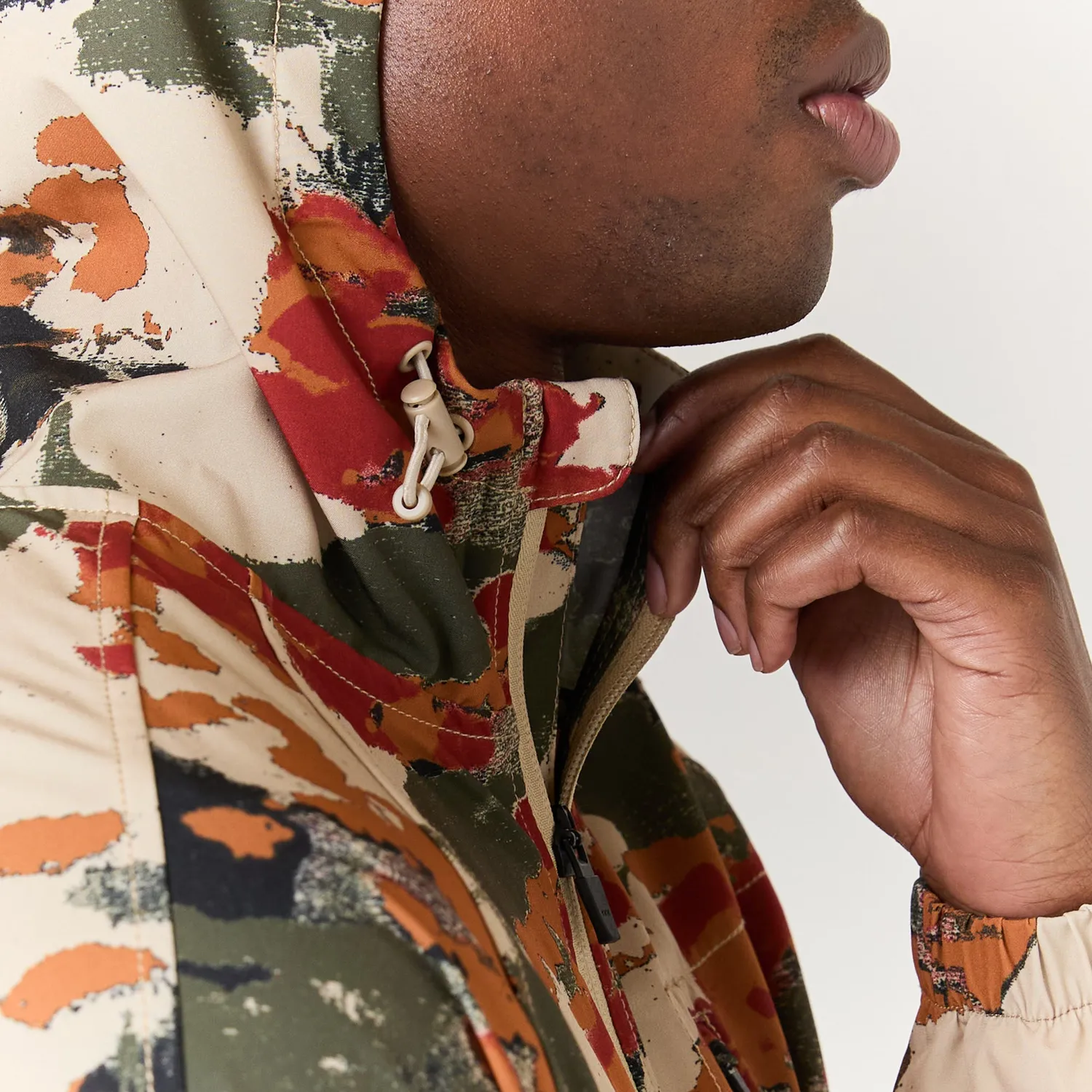 Stance Warm Up løbejakke camo let
