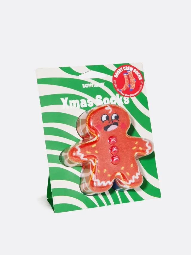 Eat My Socks Xmas Cookie sokker jul bomuld