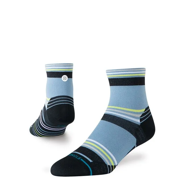 Stance Briar Ultra Light Quarter løbestrømper blå åndbar