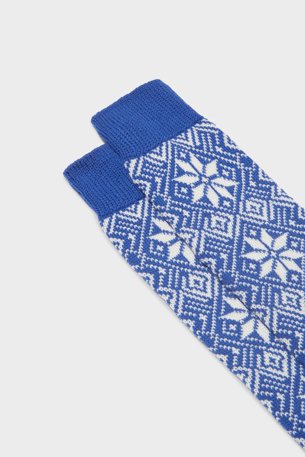 Bresciani Essentials Borea herresokker royalblå uld
