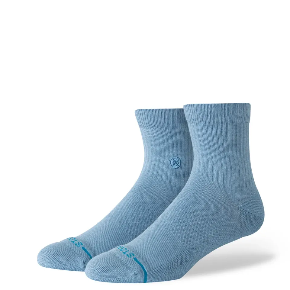 Stance Icon kvart sokker windward blue medium