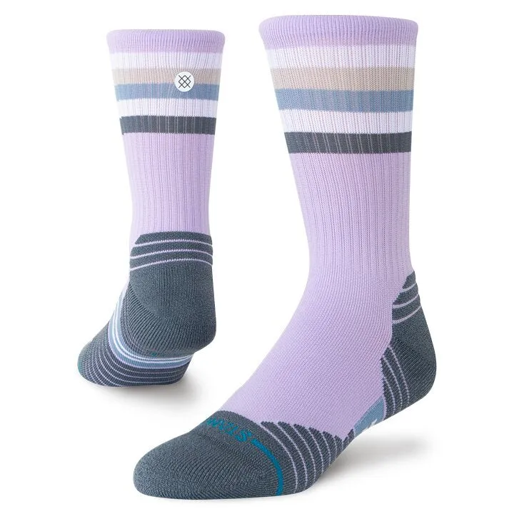 Stance Maliboo Mid Crew strømpe lavendel nylon
