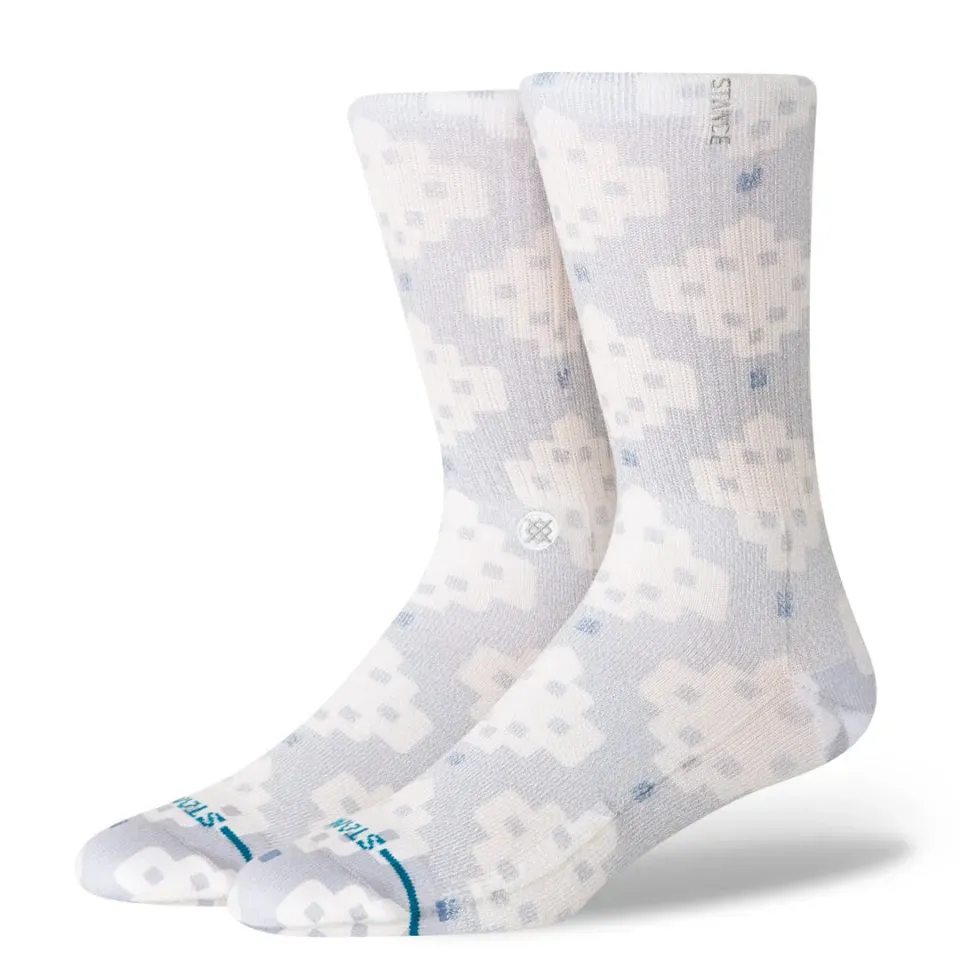 Stance Alhambra crewstrømper grå medium polstring