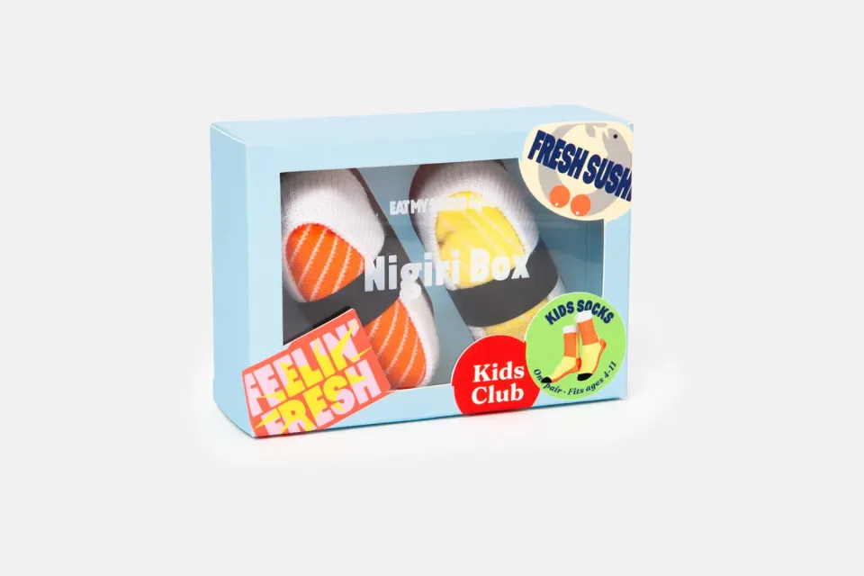 Eat My Socks Nigiri Box Kids børnesokker sushi