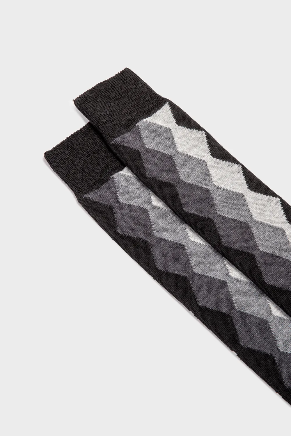 Bresciani Essentials Corrado herresokker sort uld