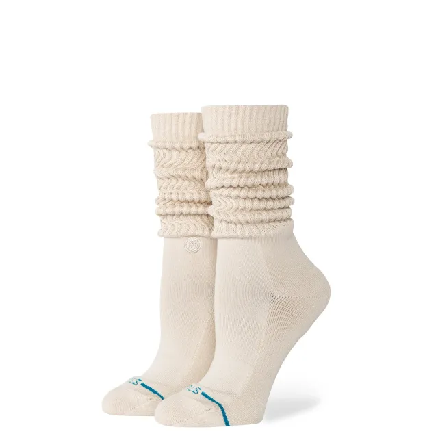 Stance Icon Slouch Crew strømper oatmeal