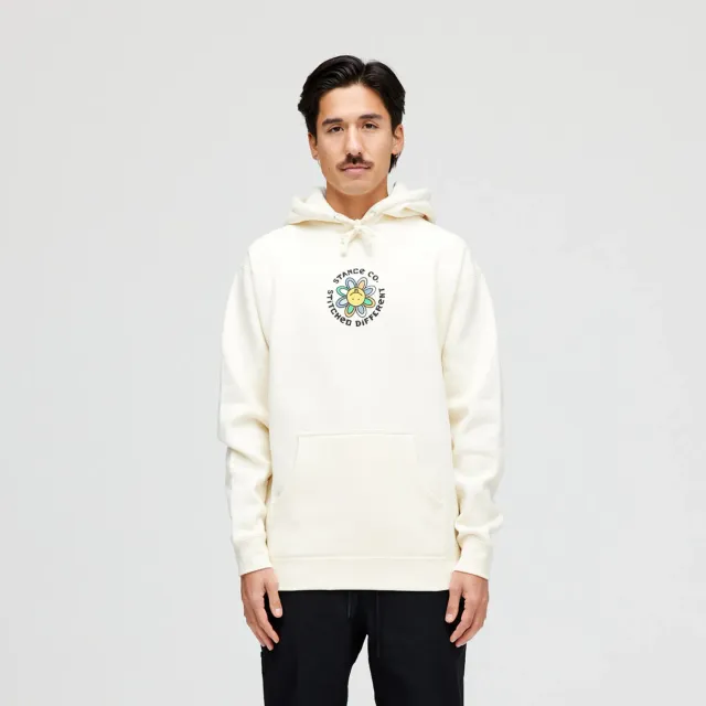 Stance Floral Punch hoodie Bone bomuld