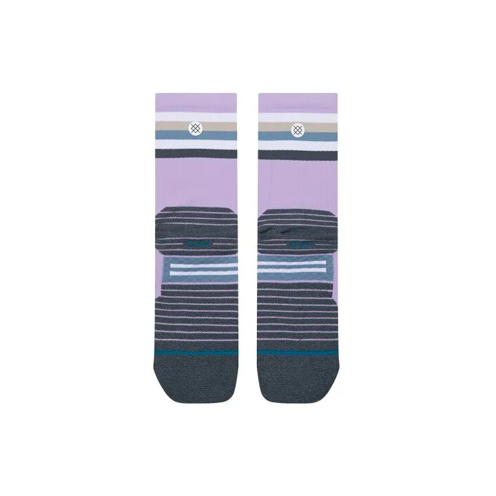 Stance Maliboo Mid Crew strømpe lavendel nylon