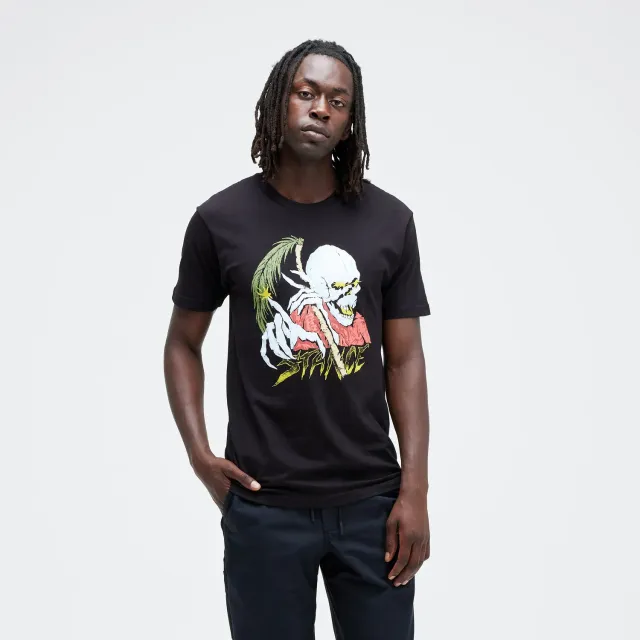 Stance Palm Slayer T-shirt sort combed cotton